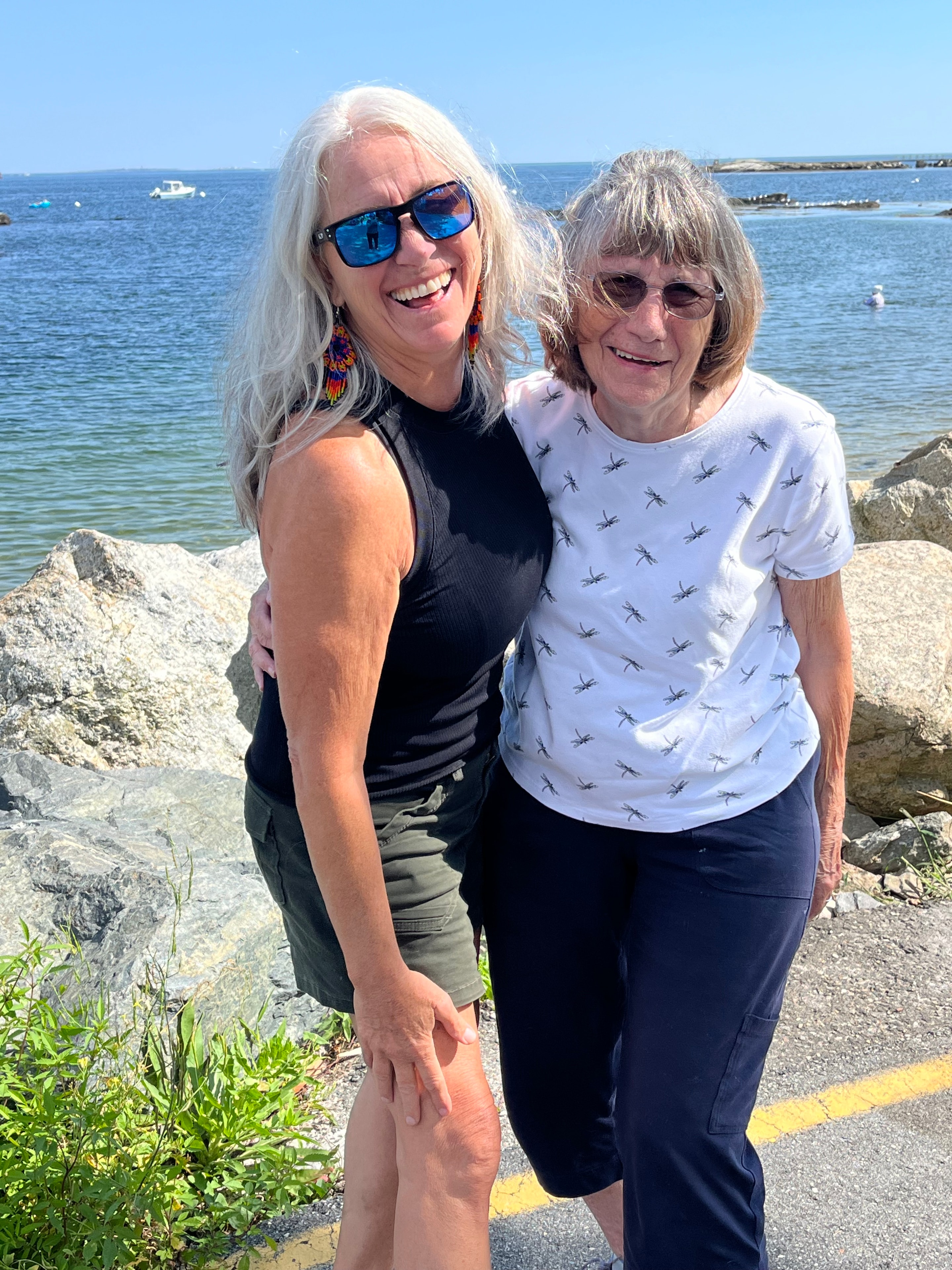 Laura Dunham at the waterfront